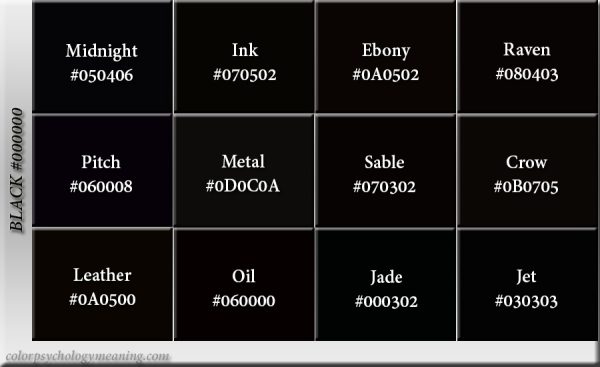 Meaning of Color Black - Symbolism, Psychology & Personality