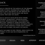 Meaning of Color Black