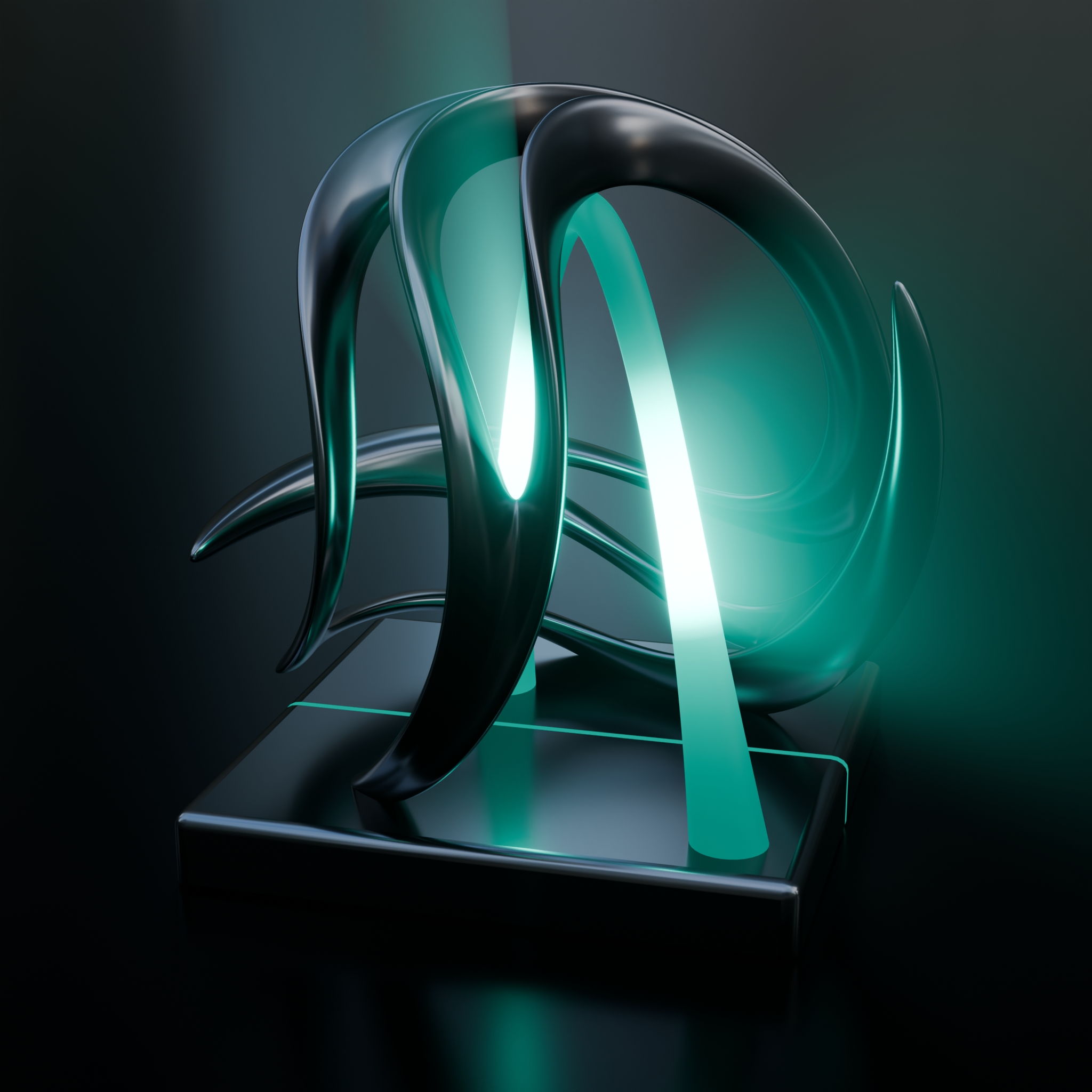 Eternal Flux – Flowing Torus Energy Sculpture | Color Psychology Motivational Art | Flow State - Image 3