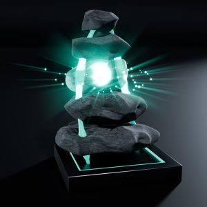 Zen Forge Stack – 3D Balance Geometry | Color Psychology Energy Sculpture | Flow State