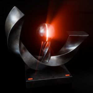 Radiant Eclipse – Flowing Arc Energy Sculpture | Color Psychology Edition | Complete Set