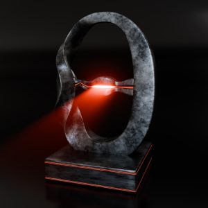Unity Arc – Flowing Energy Ring Sculpture with Glowing Core | Color Psychology Edition | Complete Set